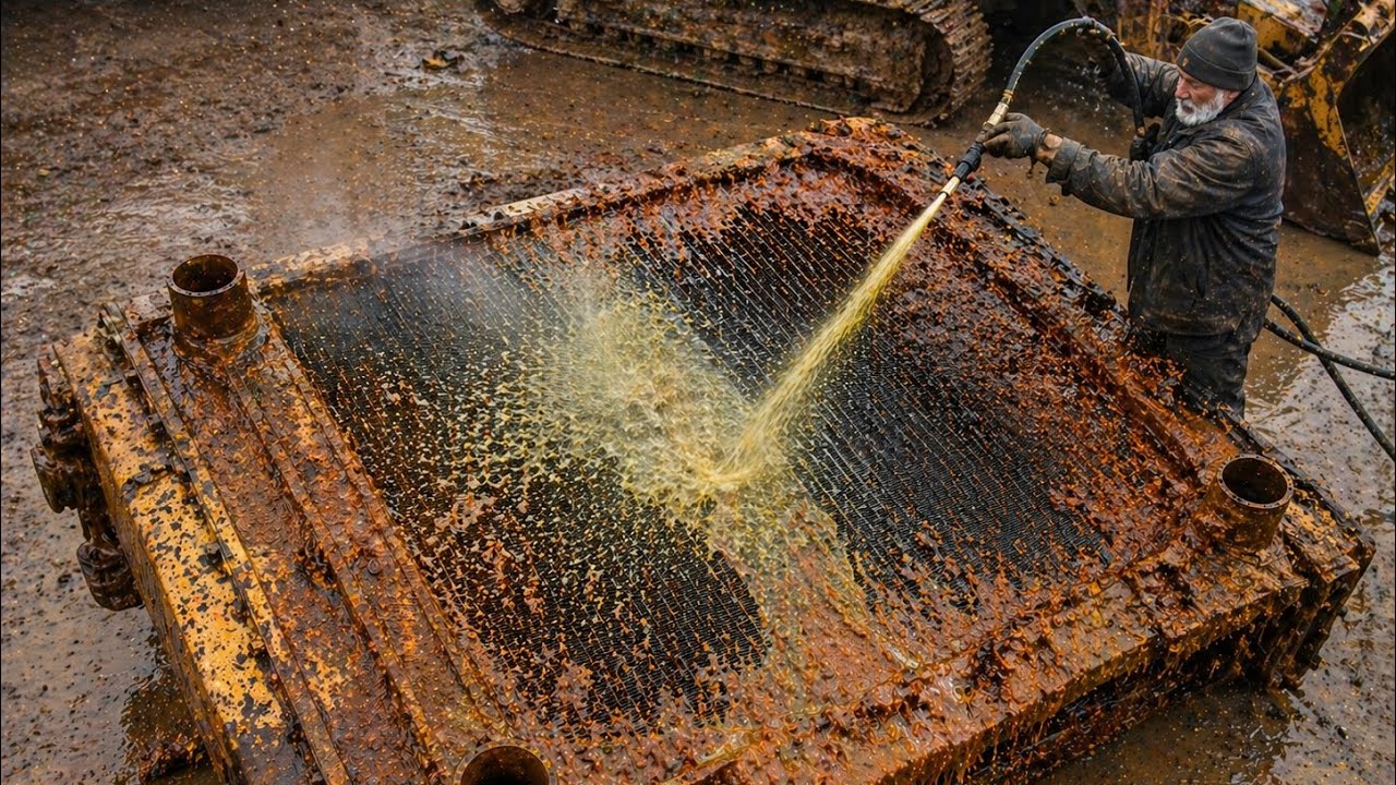 Clean Radiator Scrap From Rusted Scrap to Clean Radiator | Full Restoration - YouTube