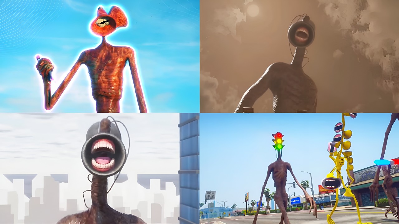 Siren Head - Coffin Dance Song Battle #sirenhead #househead