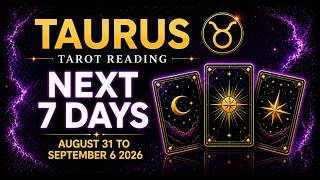 TAURUS Weekly Tarot Reading "A BIG LEAP OF FAITH' August 31 - September 6  2026 ✨ Intuitive Tarot