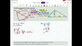 30-31 Geometry Chapter 7 Test Review