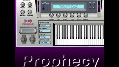 Korg Prophecy VST Demo