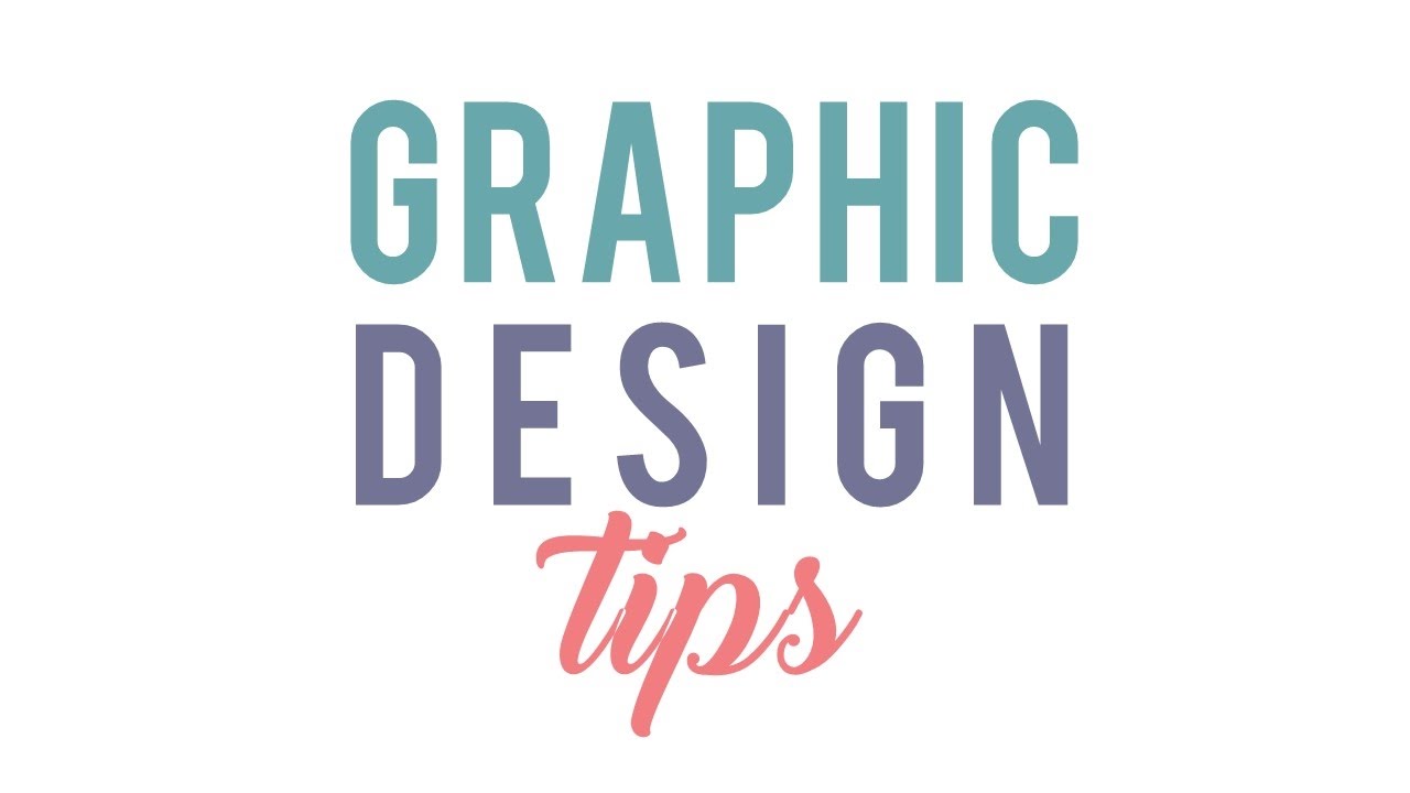 Graphic Design Tips - YouTube