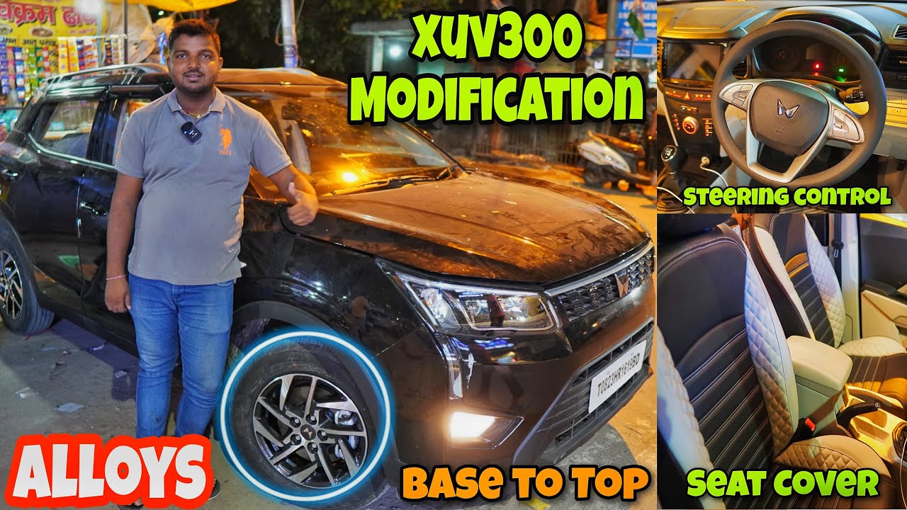Xuv300 w4 to w8 modified xuv300 w4 modification xuv300 w6 to w8