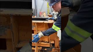 Manufacturing our retaining wall block!