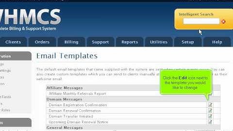 How to customize the e-mail templates used by WHMCS - WHMCS Tutorials