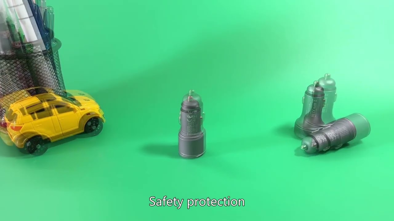 30W Fast Charging Dual-Port Vehicle Charger, Cigarette Lighter Charger Adapters 12Volt or 24 Volt