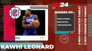 NBA 2K24 KAWHI LEONARD BUILD IS A 2-WAY FORCE - CURRENT AND NEXT GEN BUILD