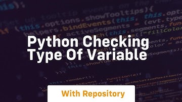 python checking type of variable