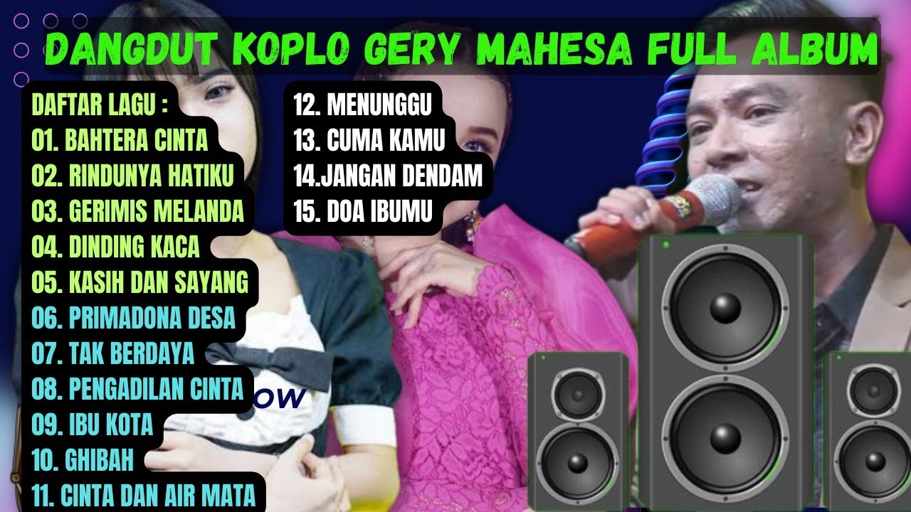 GERRY MAHESA - Tasya Rosmala - Adella FULL ALBUM KARAOKE LIRIK COCOK UNTUK SANTAI DAN KERJA