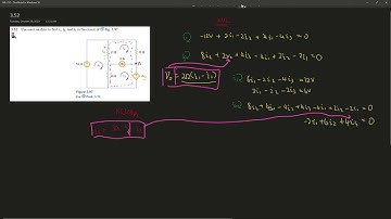 3.52 Use mesh analysis to find i1, i2, and i3 in the circuit of Fig. 3.97.