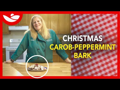 Christmas Carob-Peppermint Bark Recipe | Plant-Based Cooking | SO SIMPLE You Have to Try This