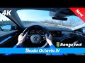 Škoda Octavia iV 2021 - POV Test drive & review in 4K | Battery range test - Better than expected!