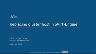 Replacing gluster host in oVirt Engine