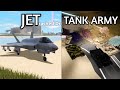 War Tycoon NOOB Unlocks Jets And Fights TANK ARMY...