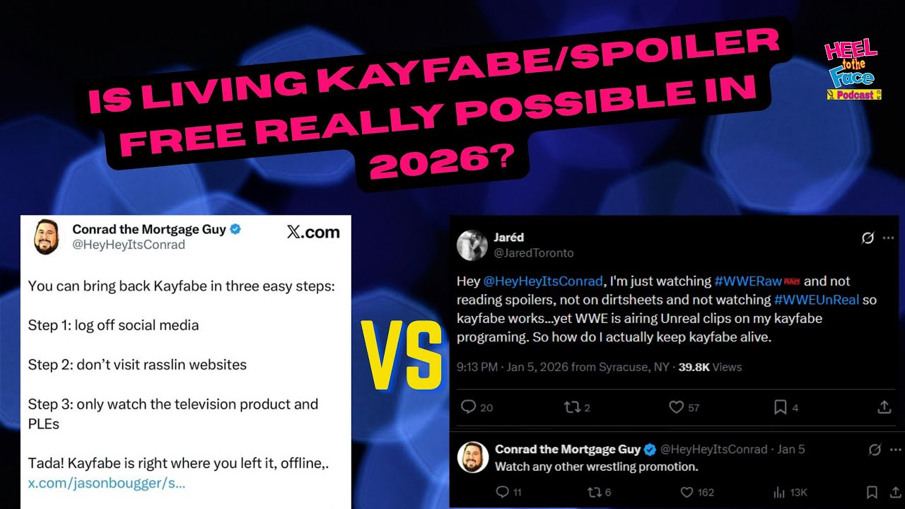 Debunking Conrad Thompsons Kayfabe Tweet