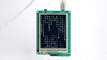 mikroMMB for dsPIC33 - "Matrix" movie Raining Code Example