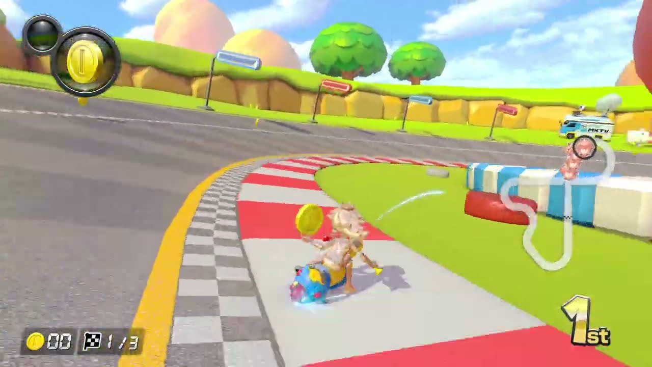 Mario Kart 8 Deluxe PINK GOLD PEACH FROOM YouTube