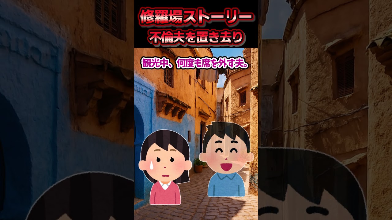【2ch修羅場】不倫夫を置き去り #2ch #2ch修羅場 #2chスカッと #shorts