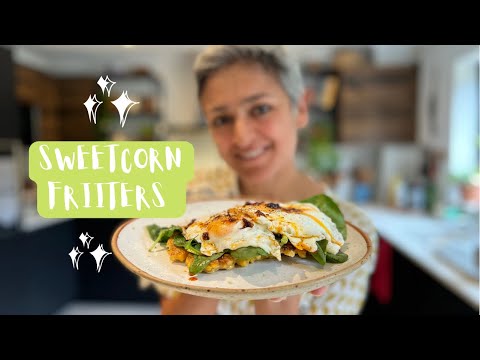 New series - Quick Lunch Ideas  SWEETCORN FRITTERS AND EGGS  Food with Chetna
