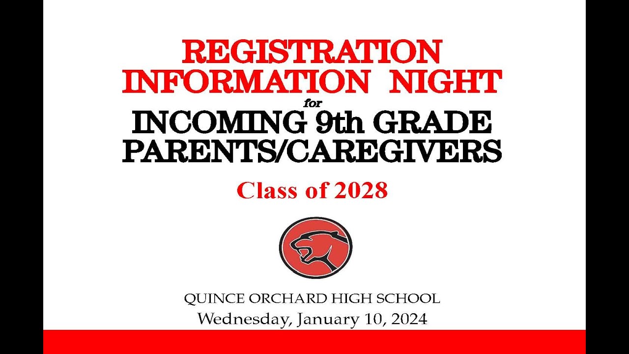 QOHS 9th Grader Articulation Meeting YouTube