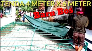 Praktek Pasang Tenda 4 meter x 6 meter Super Cepat