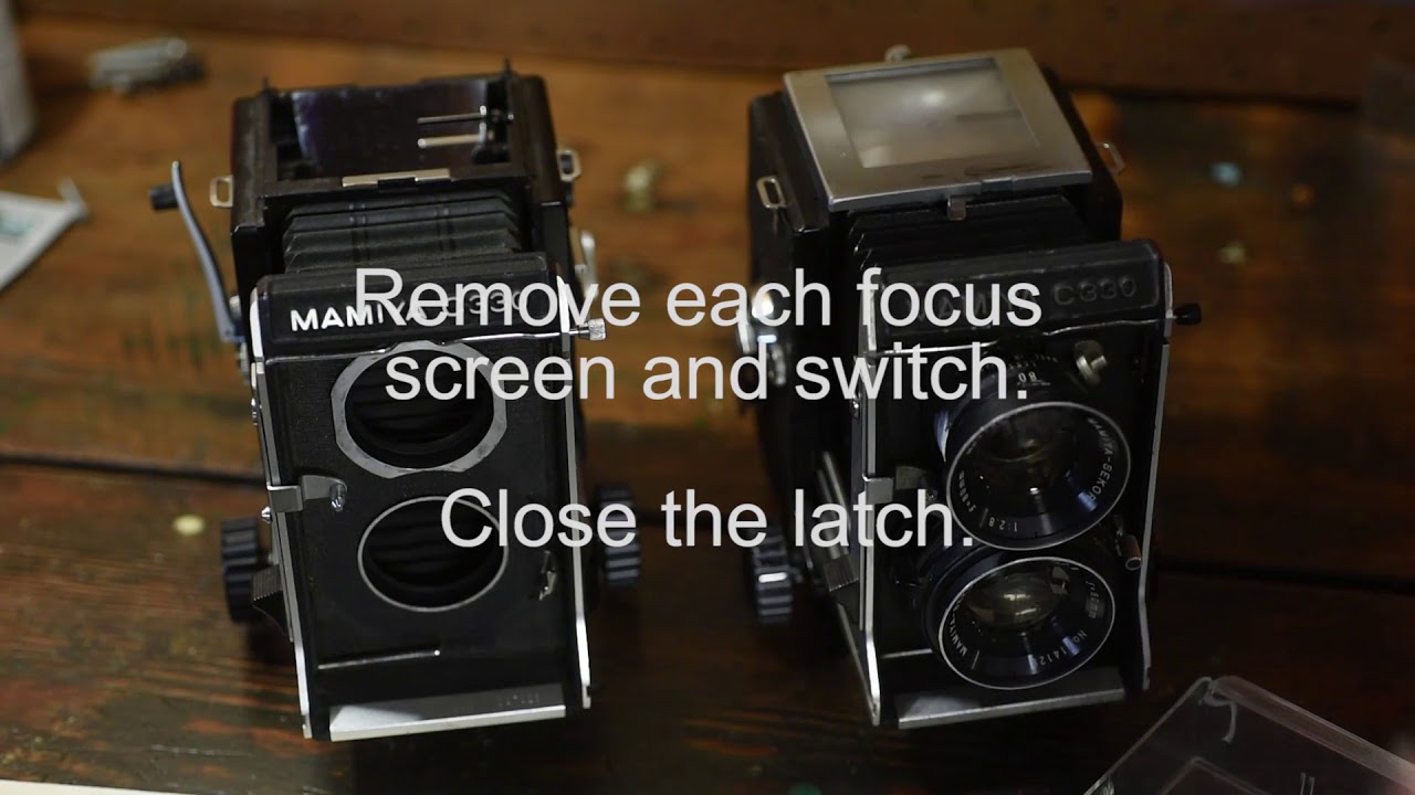 Mamiya C330 Change the Focus Screen - YouTube