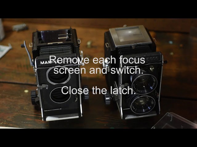 Mamiya C330 Change the Focus Screen - YouTube