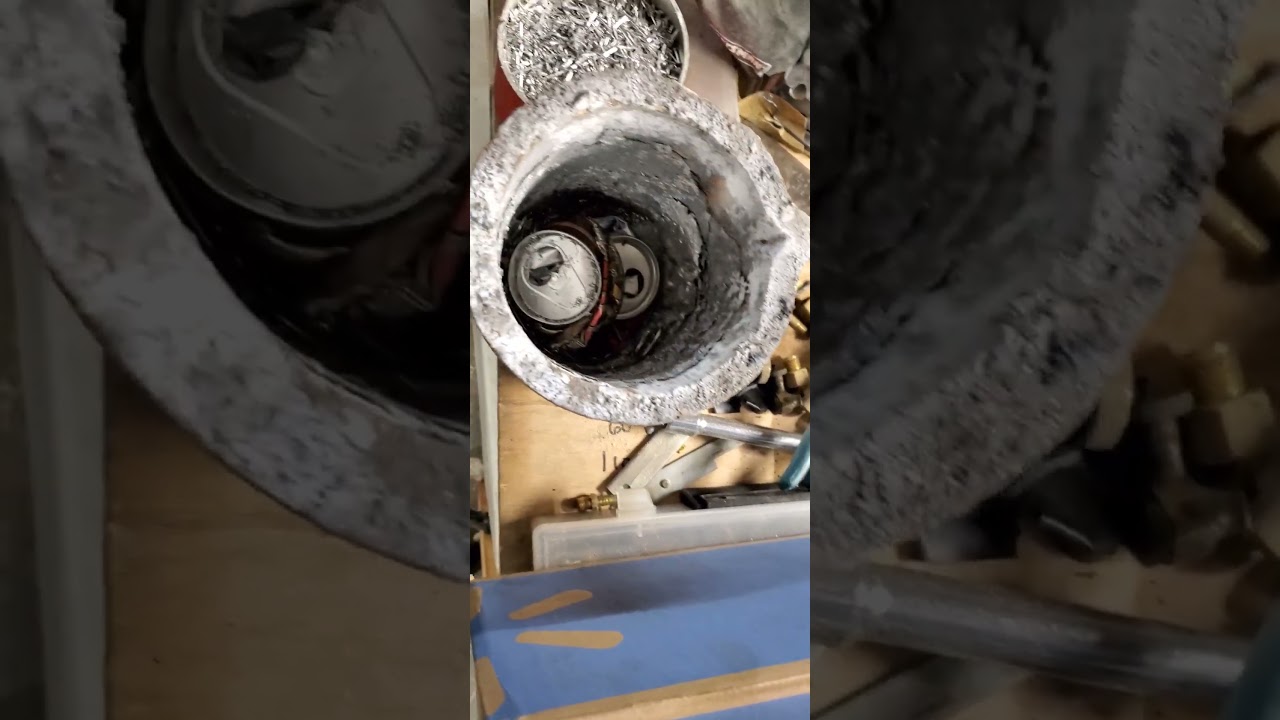 Prepping to melt Aluminum! 