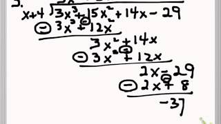 3.3 Dividing Polynomials Worksheet