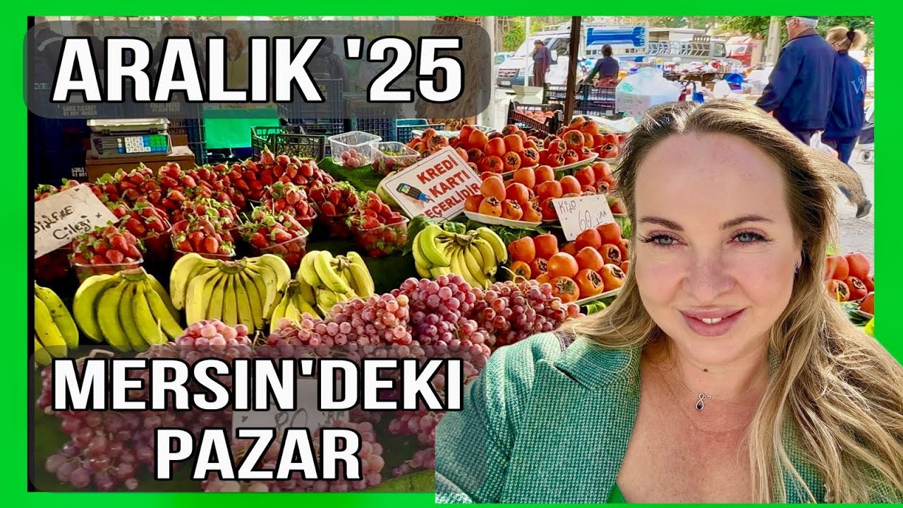 Mersin Pazarı İncelemesi: Aralık Ayı Meyve ve Sebze Fiyatları