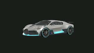 3D model Bugatti Divo
