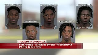 ALEA charges 4th, 5th suspects in Dadeville mass shooting