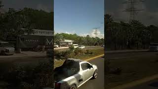 Mexico X365 Tv Team In A Bus Ride To Cancun International Airport From Playa Del Carmen