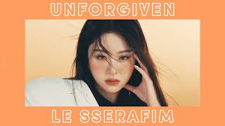 LE SSERAFIM - UNFORGIVEN (sped up)