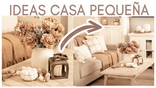 🎃 OTOÑO HAZ ESTO PARA DECORAR UNA CASA PEQUEÑA /🍁IDEAS FÁCILES Y ELEGANTES SIN GASTAR MUCHO DINERO.