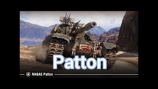 Статист на M48A5 Patton показал как нужно играть Колобанов и Фадин 1 VS 5. Мир Танков