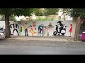 Representación de mis amigos fallecidos de la escena PunkRockers de los años 80/90 en Zafra – Francisco de Pájaro, street artist Barcellona, graffiti video