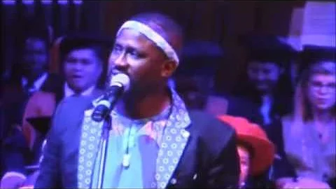 Ringo Madlingozi Performs At Mbeki Inauguration His Humble Plea Africans Unite