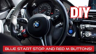 Famous DIY BMW Start/Stop Button and M Button install! (M1 and M2) Easy Mod for F80, F82, F83, F87 Wealth
