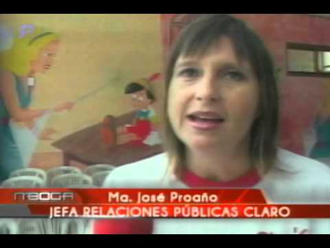 Claro realizó actividades con los niños del Centro Infantil Aprendiendo a Vivir