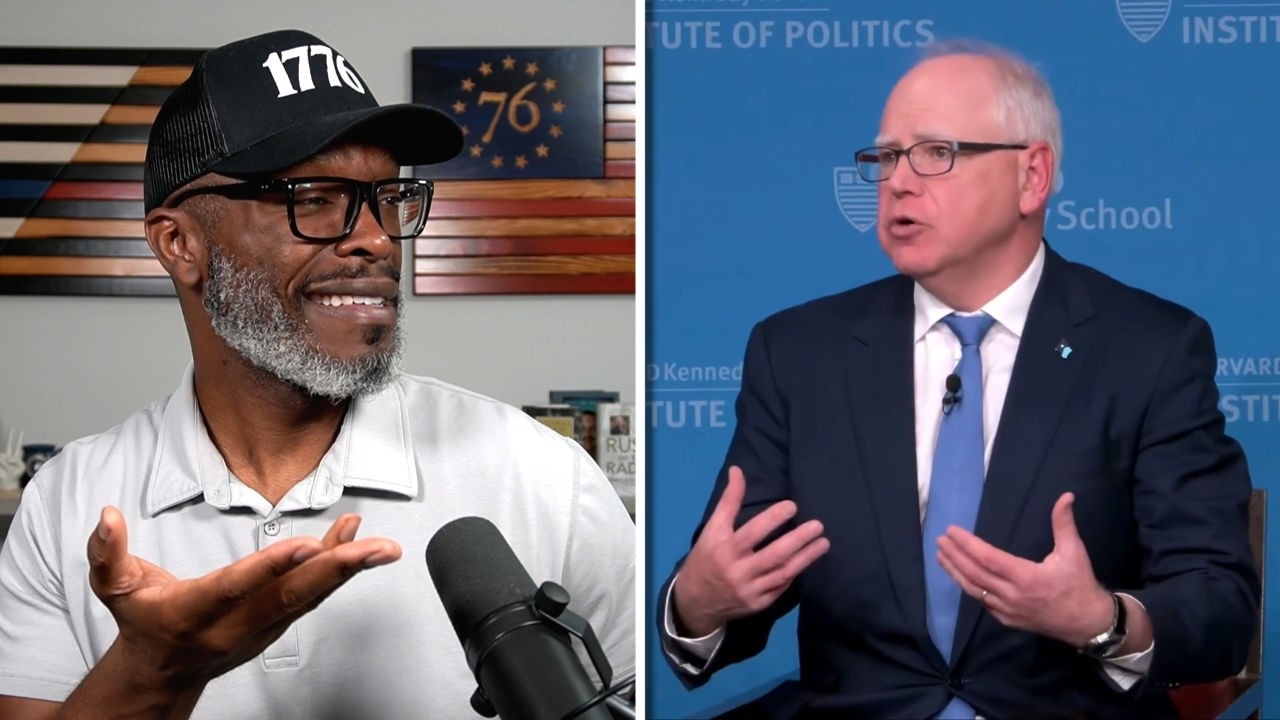 Tampon Tim Walz Says He Was Picked To "Code Talk" To White Guys!