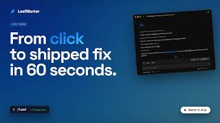 LeafMarker — Click any element. Comment. Ship the fix. screenshot 4