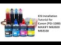 CIS Installation Canon Maxify MB2020, MB2320 (PGI-1200)