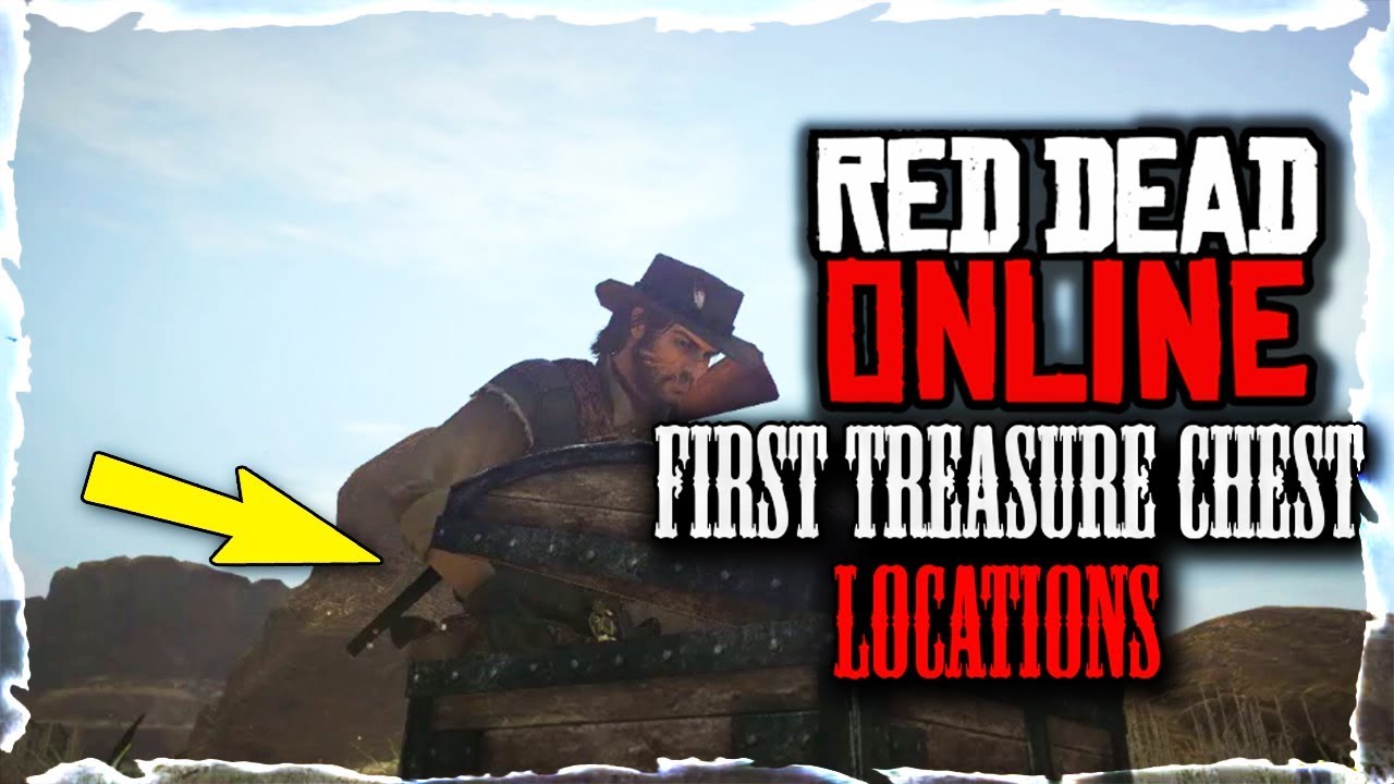 RDR ONLINE First Treasure Chest Locations! (Red Dead Redemption