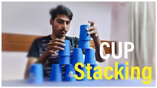 How I learned Cup stacking || Speed stacking ||