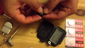 How to change the battery on an Lexus IS 250 car key remote. (2008 model)
