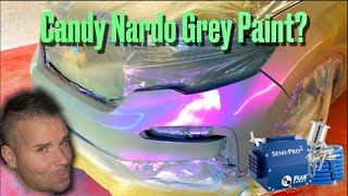 candy nardo grey paint with fuji semi pro 2 paint spray system