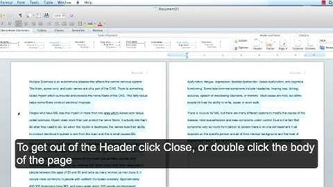 Microsoft Office Word MAC: How to format a MLA research paper