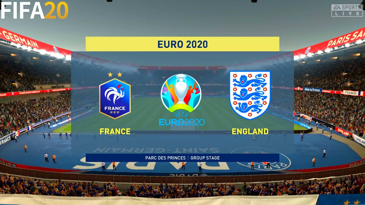 FIFA 20 | France vs England - Euro 2020 - Full Match & Gameplay