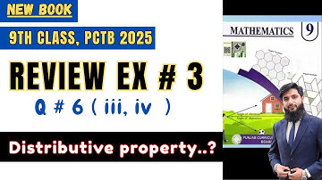 Class 9th Math New Book Review Exercise 3 Question 6 (iii,iv) | @mathsworld.8433
